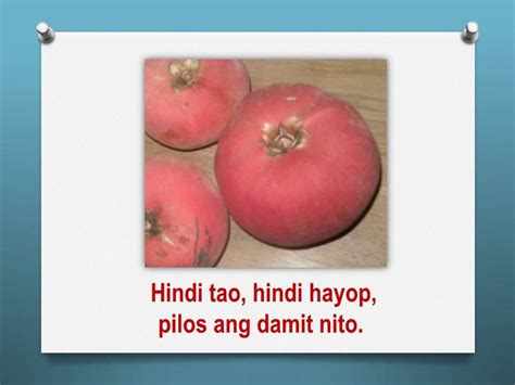 kung tawagin nila ay santo|Filipino Riddles Collection .
